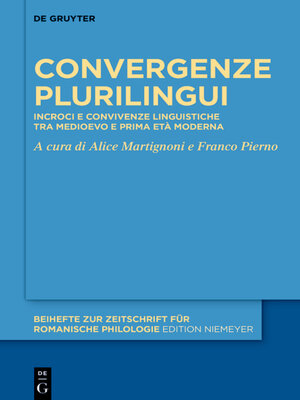 cover image of Convergenze plurilingui